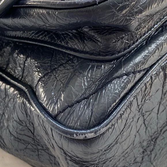 YSL Niki Medium Chain Bag- Navy - Picture 9 of 14